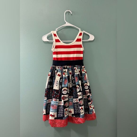 PREOWNED β¦ K PEA βSize: 8β Patriotic Dress - Picture 4 of 5